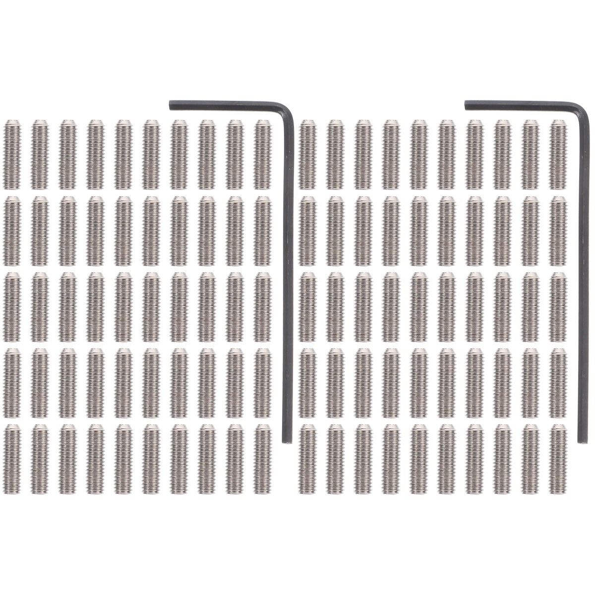 2 Sets Guitar Saddle Bridge Height Adjustment Screws Bass Height