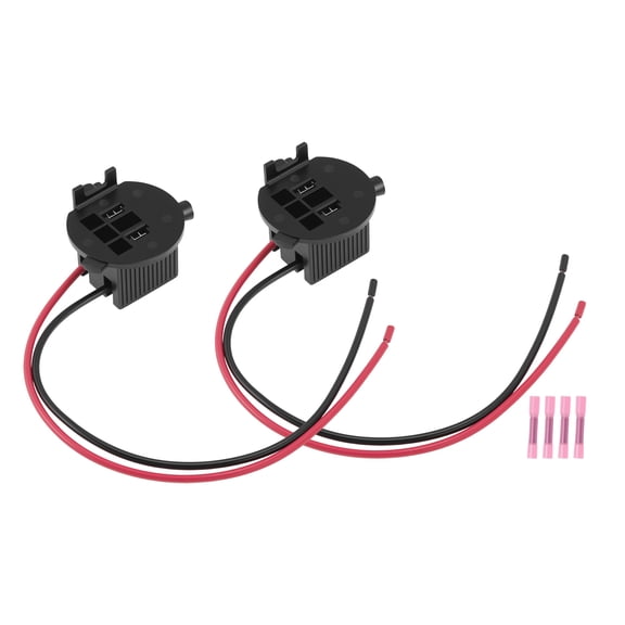 2 Sets H7 Bulb Socket Retainer Holder Adapters for Hyundai Veloster 2012-2018 Headlight H7 Bulb Socket for Hyundai for Genesis Coupe 2013-2016 Replace 18647-55007S