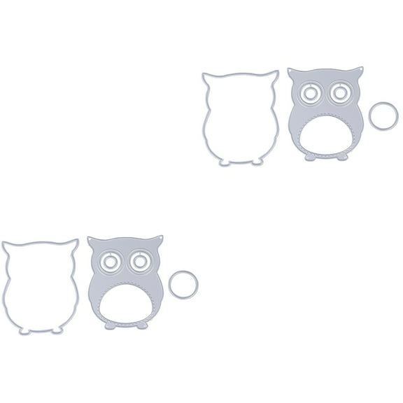 2 Sets Handmade Cutting Die Machine Kit Craft Cutter Maker Silver