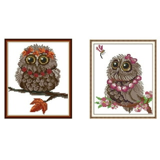 Owl on Branch Decorative Hand Towels - Jack Dempsey Needle Art