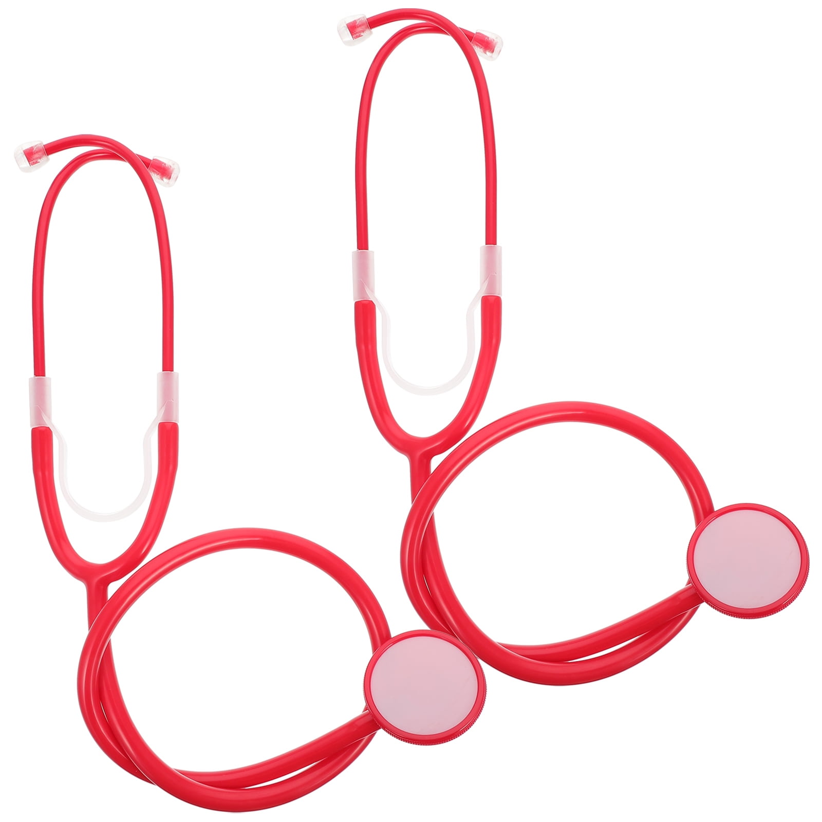 2 Sets Handmade Stethoscope Toys School Kids DIY Stethoscope Model Plaything