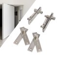 thumbnail image 1 of 2 Sets Heavy Duty Stainless Steel Hidden Hinges Kit Invisible Door Pivot Hinges, 1 of 12