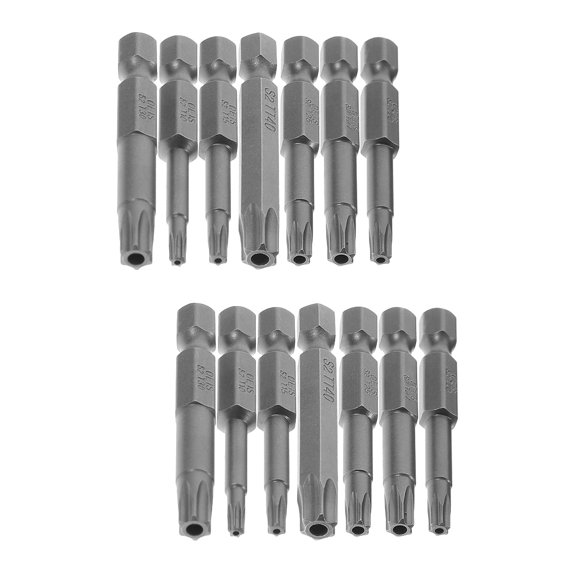 2 Sets Hexagonal Plum Blossom Bit Machine Base Multi-function Cable Power Silver