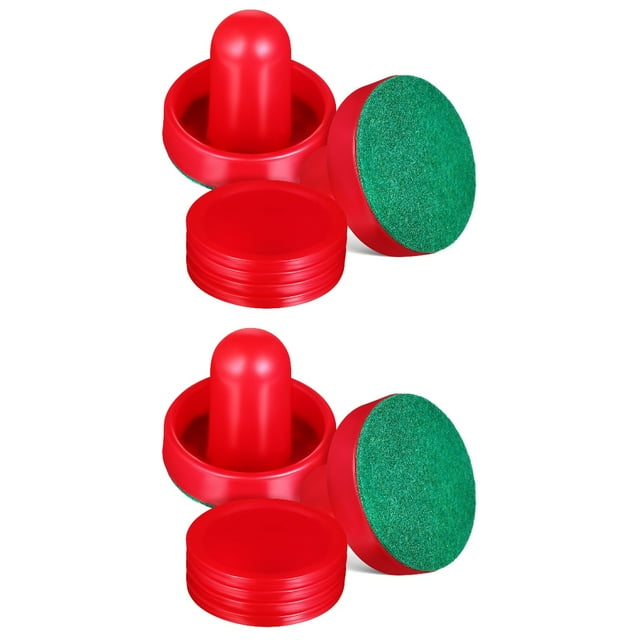 2 Sets Hockey Pucks Air Hockey Replacement Pucks Hockey Games Air Hockey Table Puck Racket