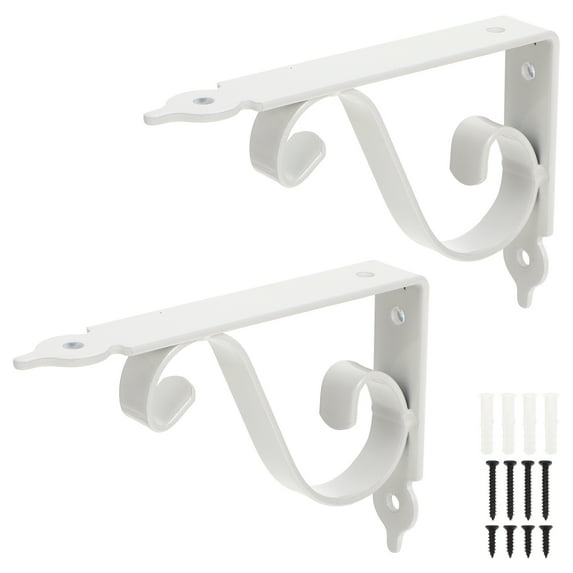2 Sets Hook Pallet Bracket Kitchen Shelf Brackets 15.00X11.50X2.50CM