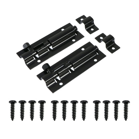 2 Sets Hooks Smart Door Lock Deadbolt Fade-resistant Locks Garage