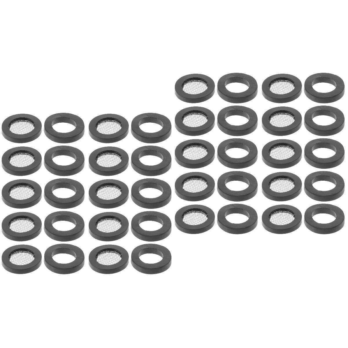 2 Sets Hose Repair Kit Inlet Screen Chrome Detachable Black - Walmart.com