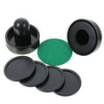 thumbnail image 1 of 2 Sets Ice Hockey Machine Pucks Air Paddles Portable Pushers Accessories Handle Plastic, 1 of 6