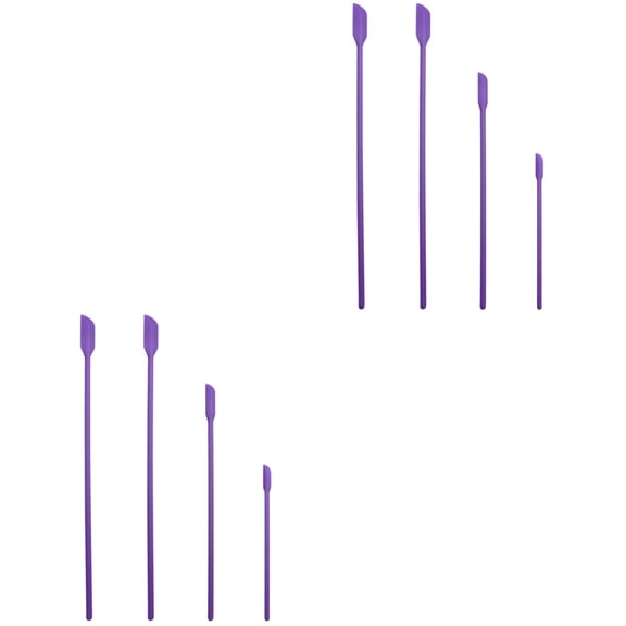 TAILTOSS Silicon Spatula Purple 2 Sets 4Pcs