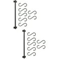 thumbnail image 1 of 2 Sets  Kitchenware Hanging Rack Dual Use Movable 7-hook Kitchenware Hanging Rack, 1 of 6