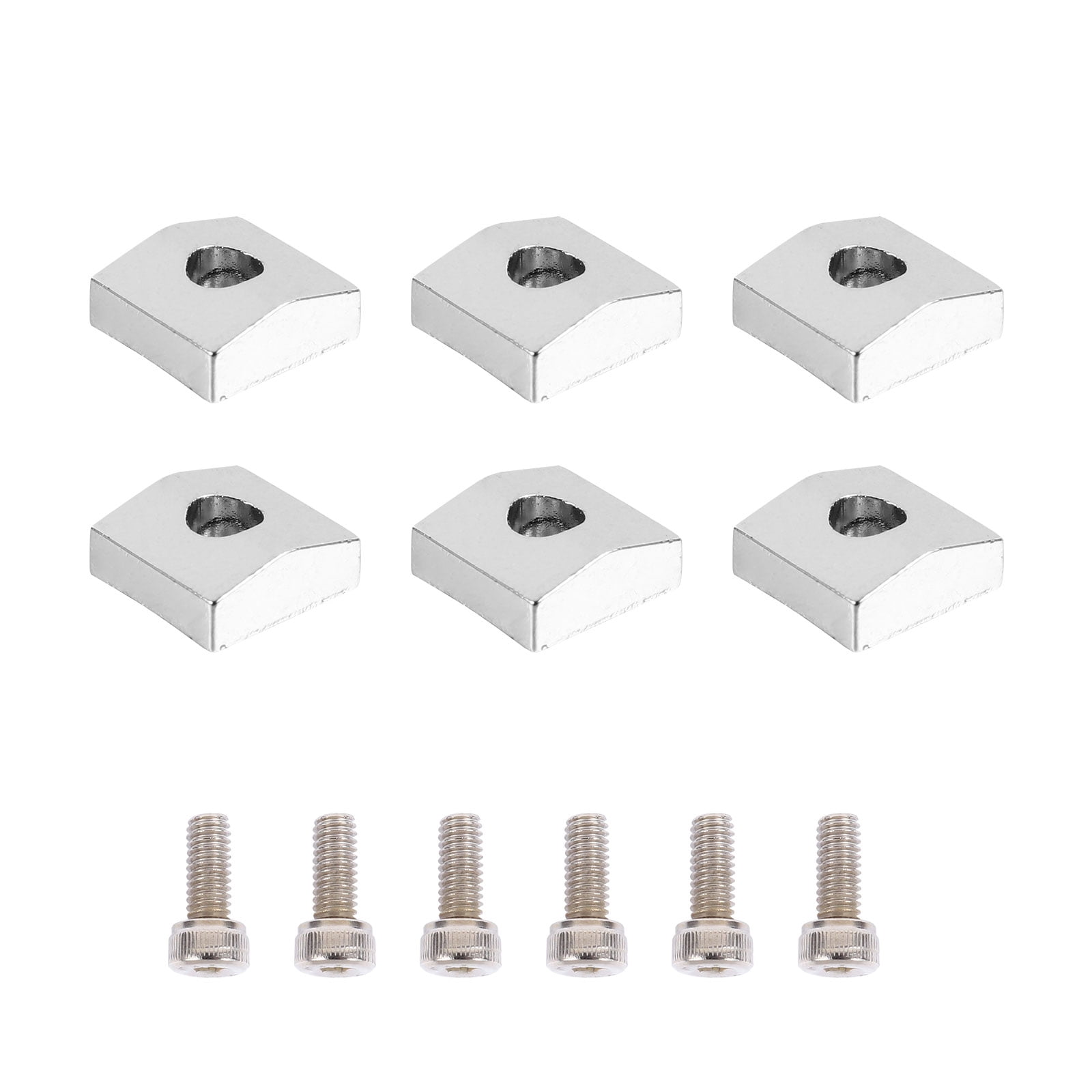 2 Sets Locking Nut Clamps with Screws Electric Guitar for Tremolo ...