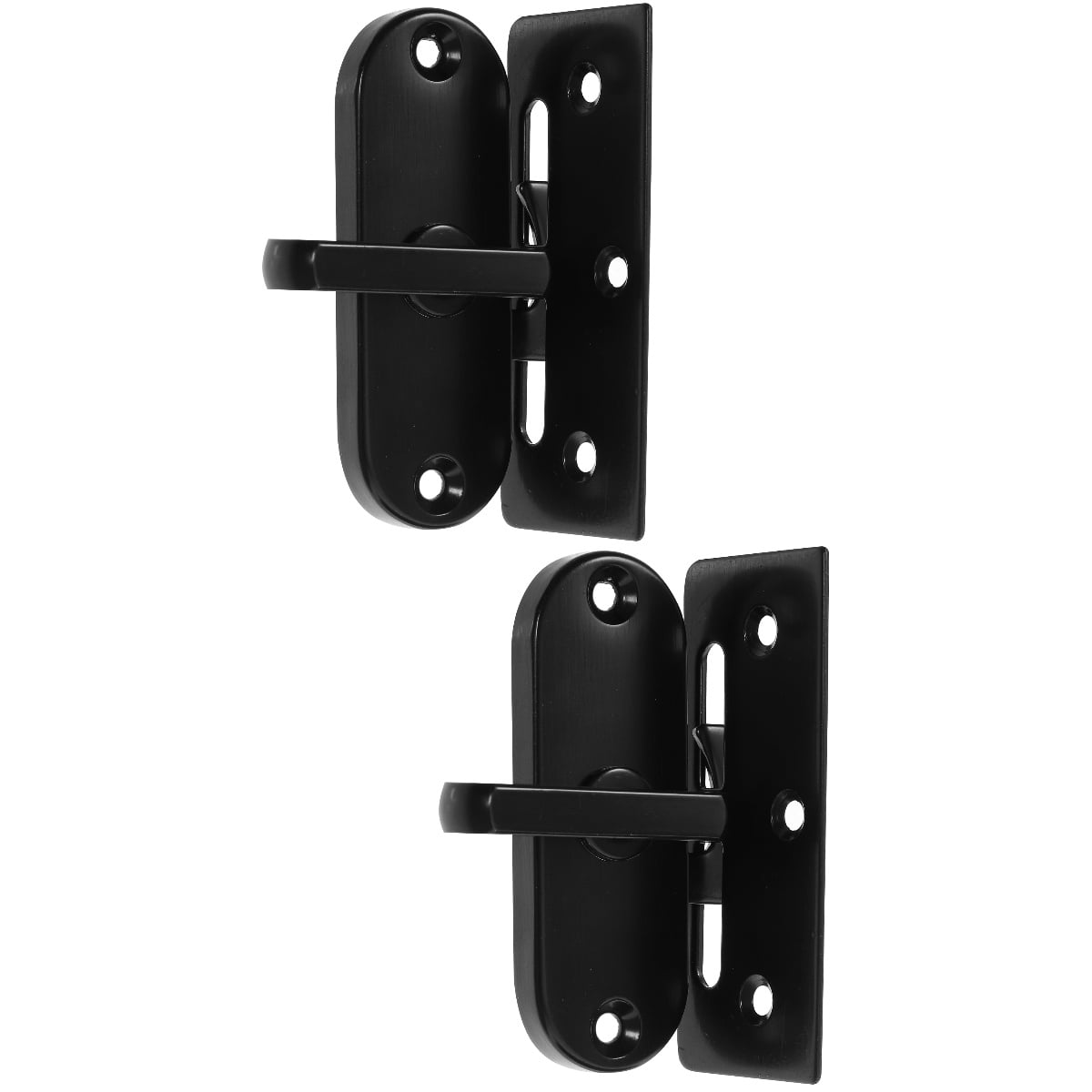 2 Sets Locking Privacy Latch Sliding Door Lock 304 Stainless Steel