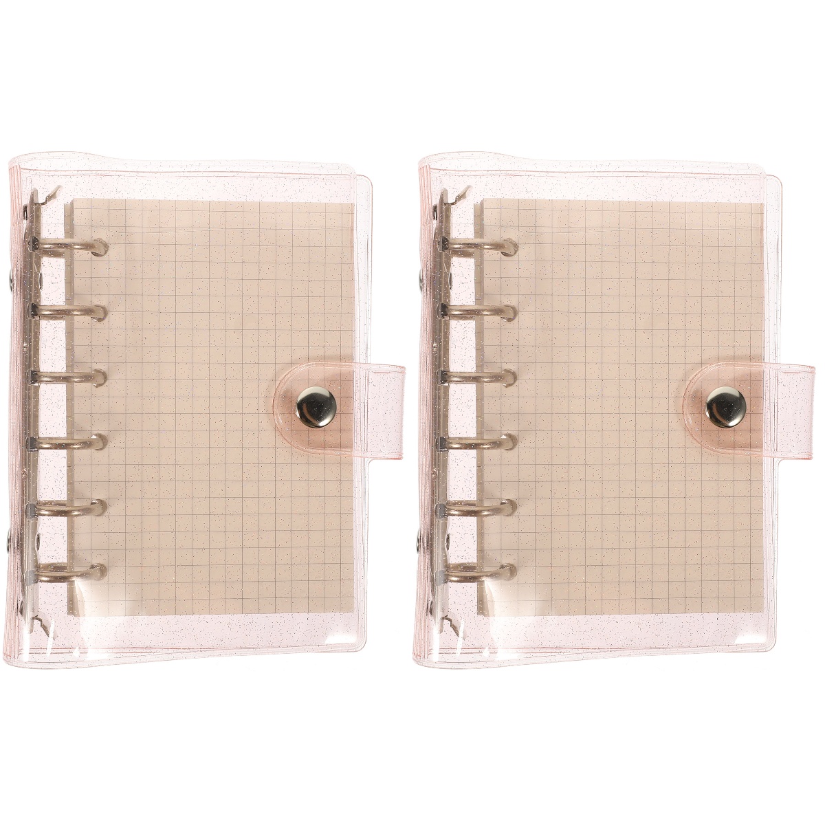 2 Sets Looseleaf Notebook Decorative Scrapbook The Binder Sheets Pvc