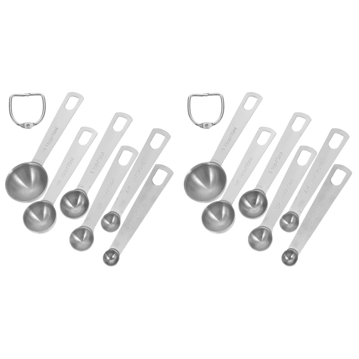 2 Sets Measuring Spoon Espresso Shots Small Spoons Teaspoons Kitchen