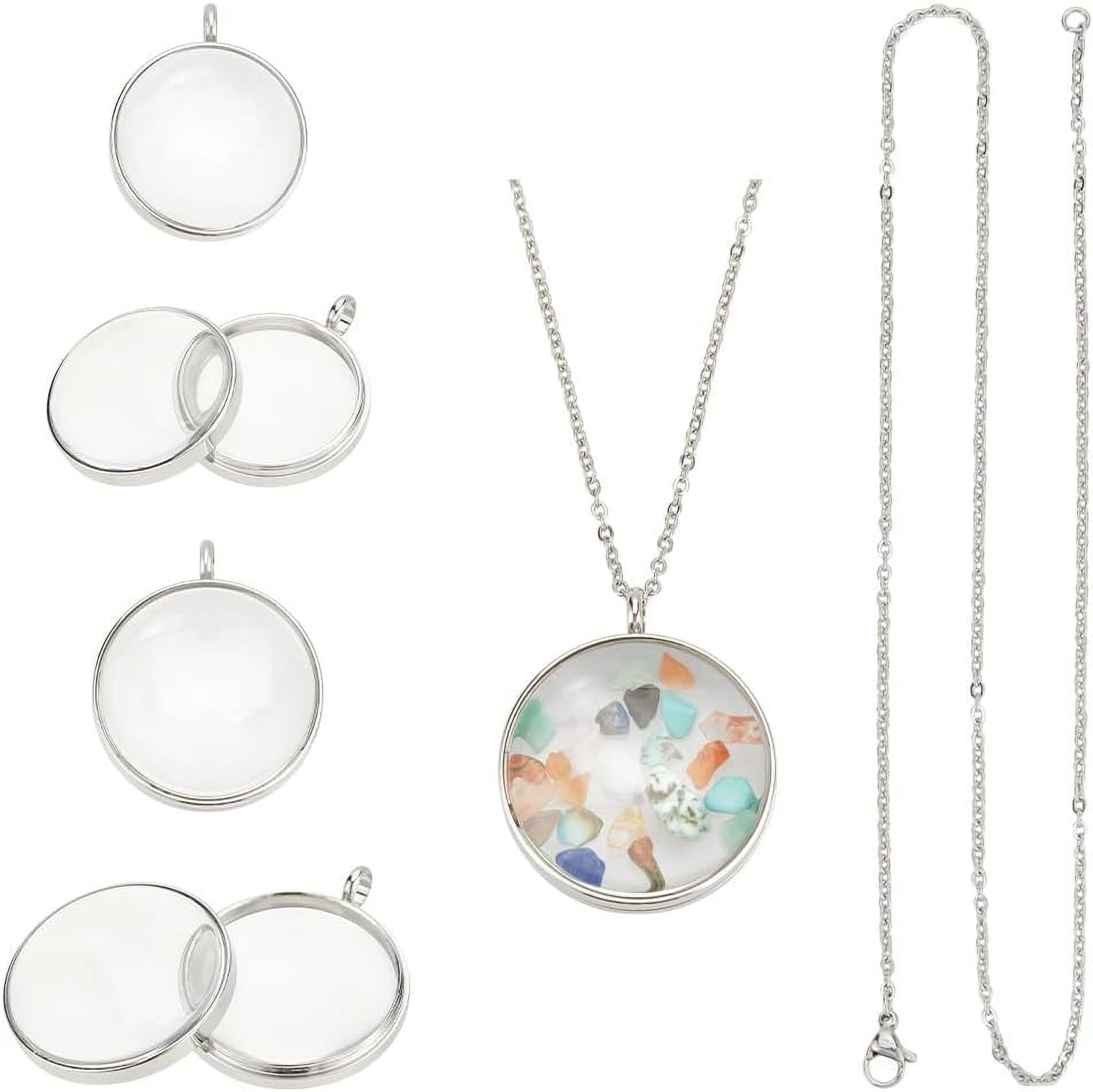 Floating Charms Bulk Grandma Floating Locket Necklace: Stainless