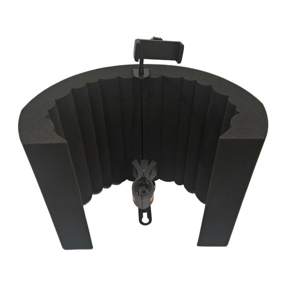 2 Sets Mic Foam Panel High-density Sponge Noise Isolation for Singing Broadcasting Studio