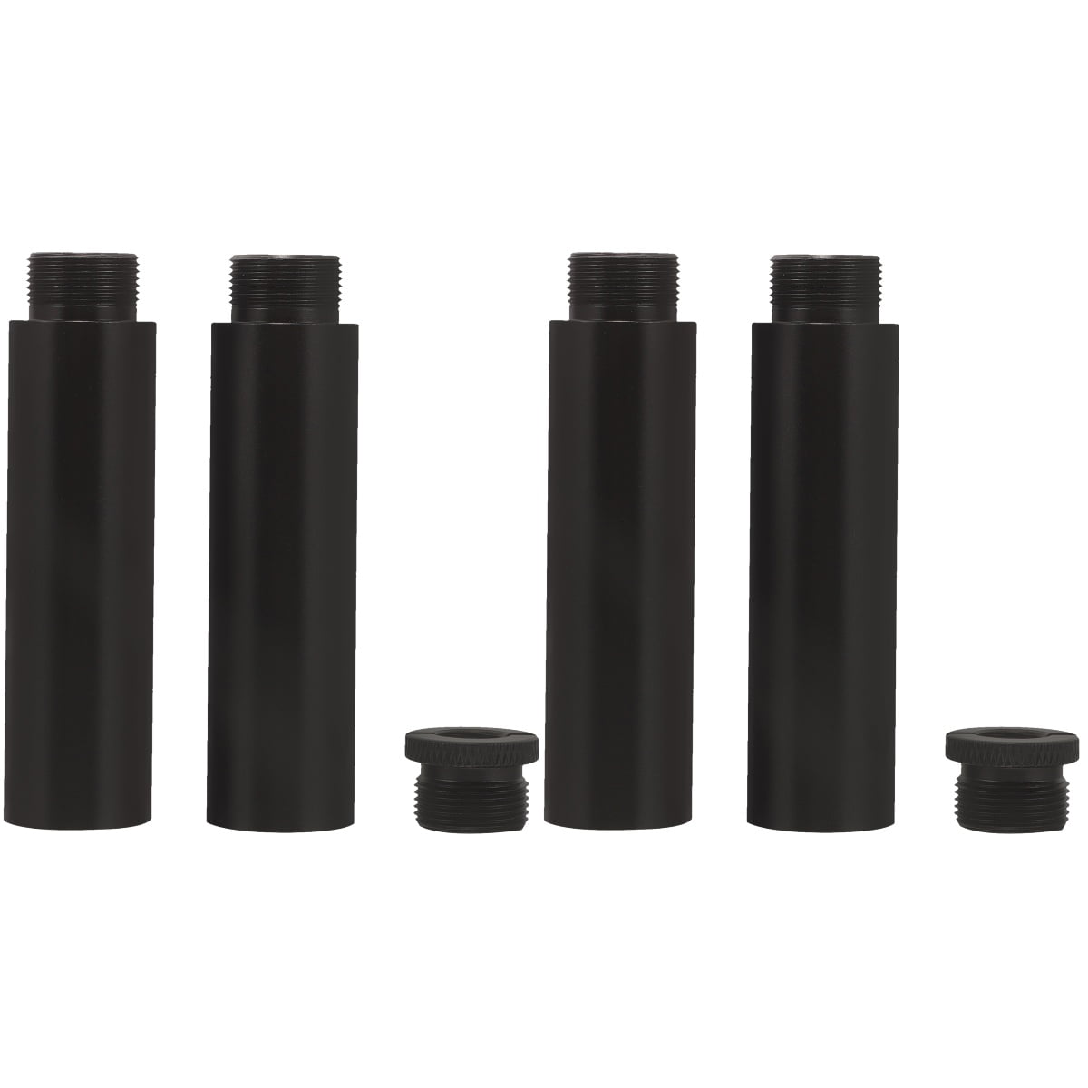 2 Sets Mic Stand Extension Tube Mic Adapter Kit Microphone Extension