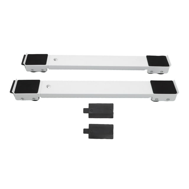 2 Sets Mobile Roller Bracket Furniture Raised Base Moving Wheels for