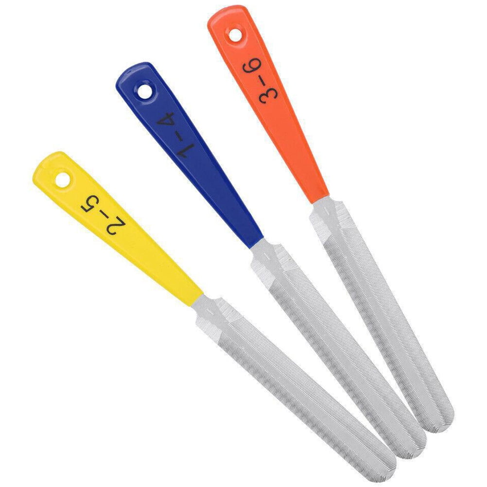 2 Sets Nut Slotting File Electric Bass Nut File Bridge File For Guitar