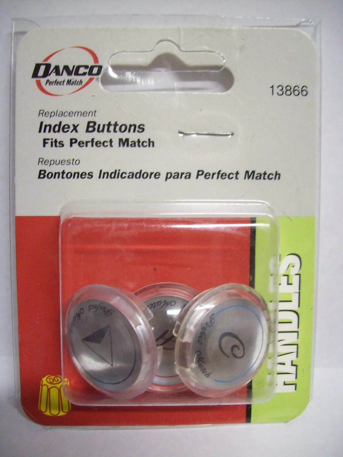 BrassCraft Polished Brass Index Buttons For Pfister Faucets (SHD0850D)