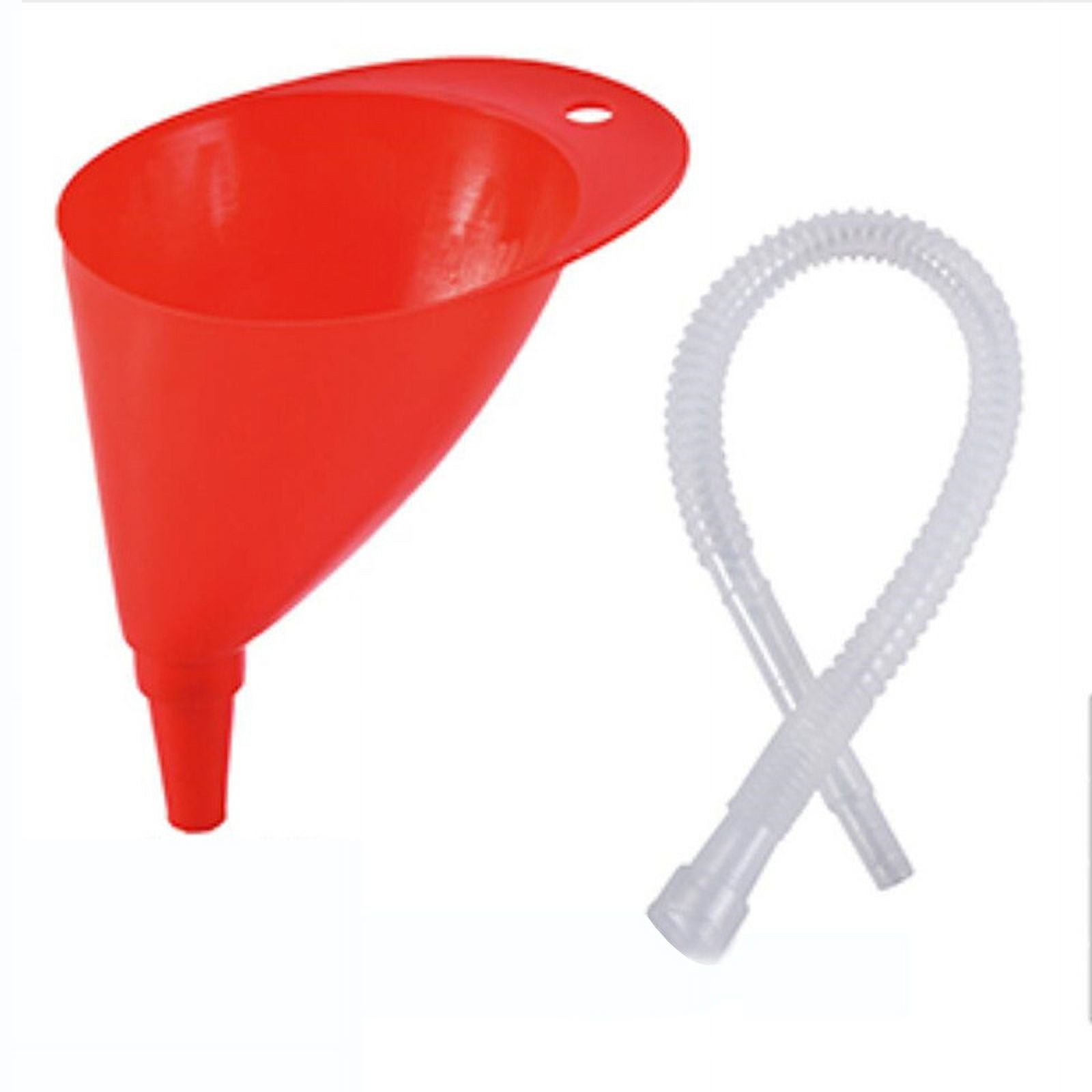 2 Sets Oil Funnel Transmission Funnel Flex Funnel Fuel Funnel Capless