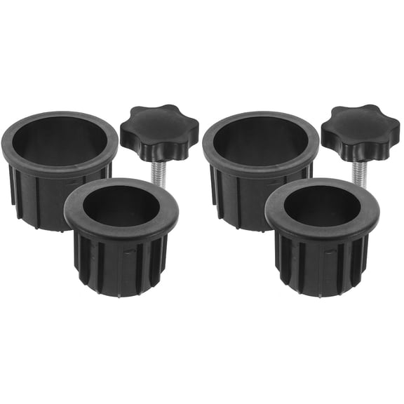 2-Pack Heavy Duty Outdoor Parasol Umbrella Stands Holders Plastic Base for Patio Garden