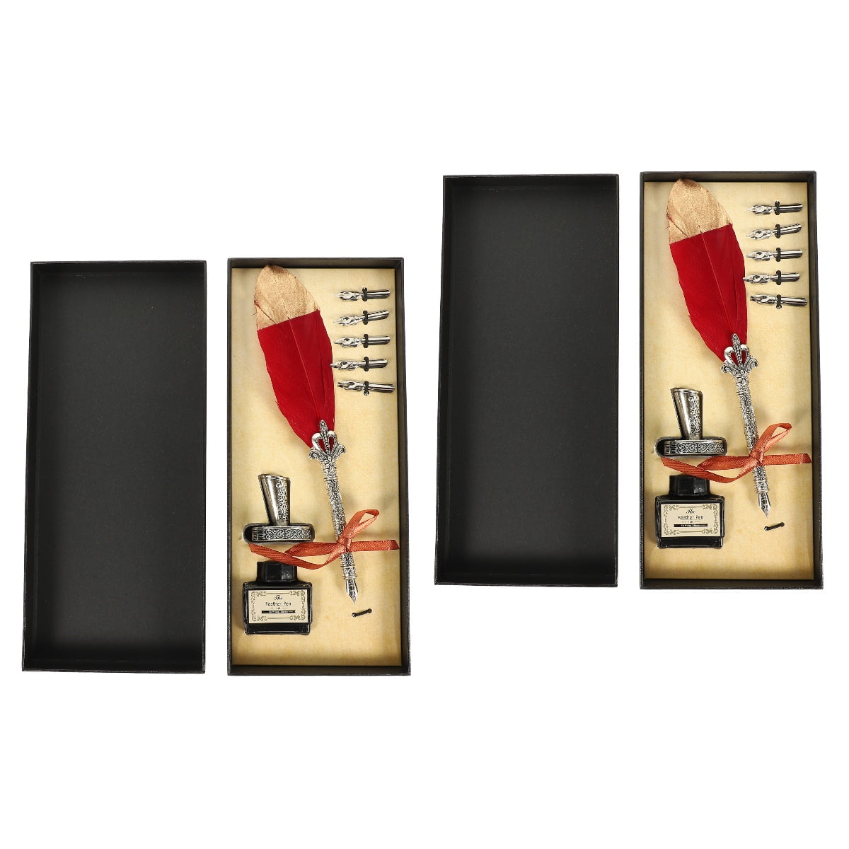 FOMIYES Creative Calligraphy Quill Pen Set Assorted Color for Decorating 2Sets