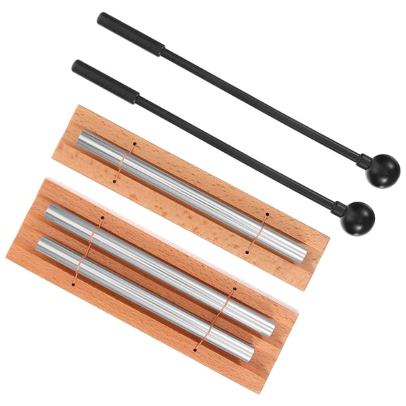 2 Sets Percussion Chime Mallet Metal Tube Wind Chimes Bells Sticks Collar