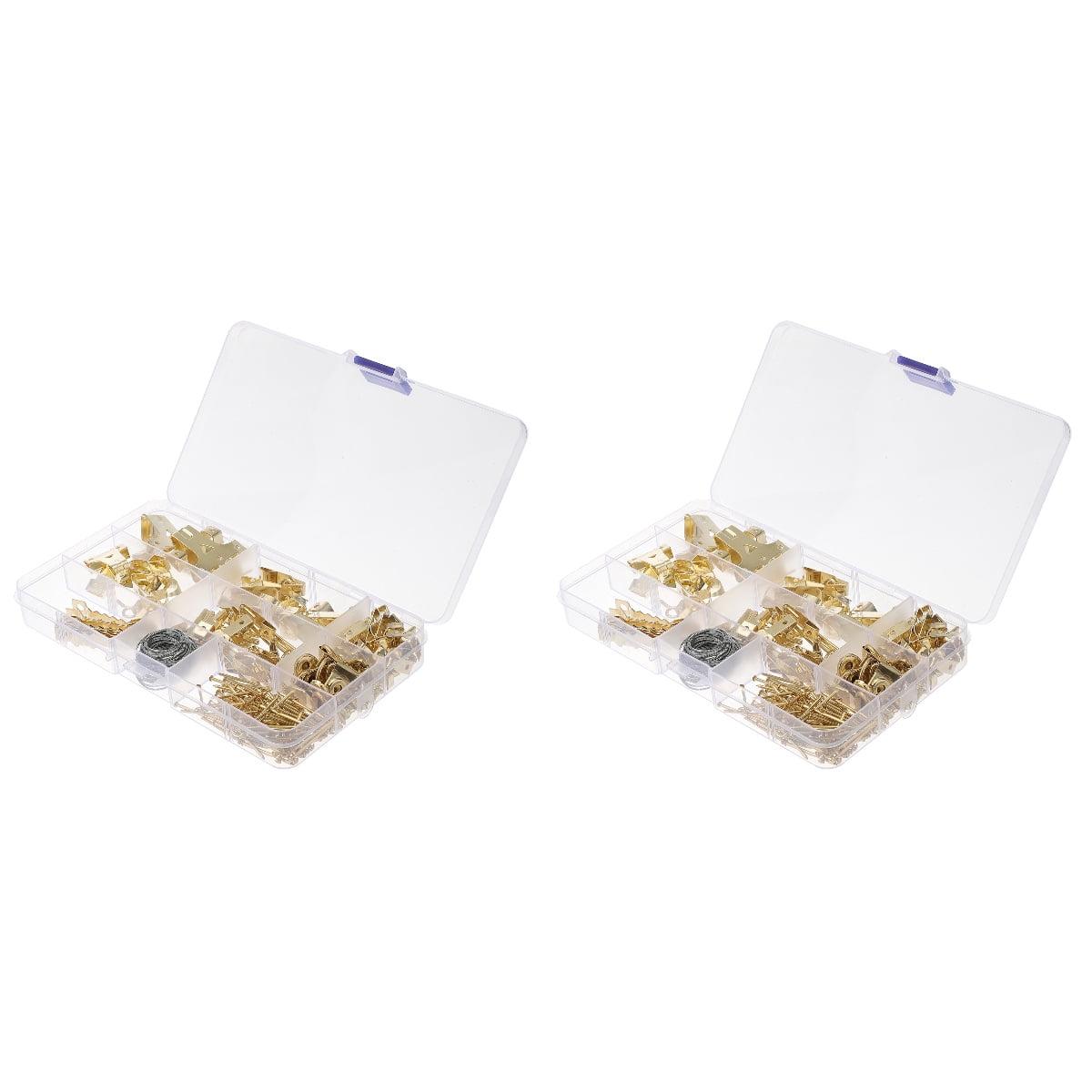 2 Sets Picture Hook Wall Hanging Heavy Duty Coat Hangers Plasterboard