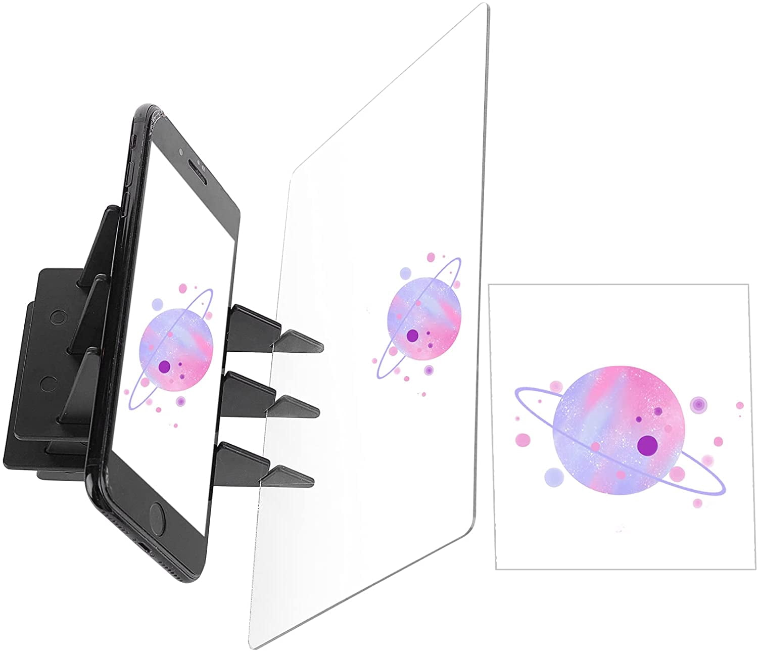 2 Sets Portable Optical Drawing Board Sketching Tool Acrylic Drawing ...