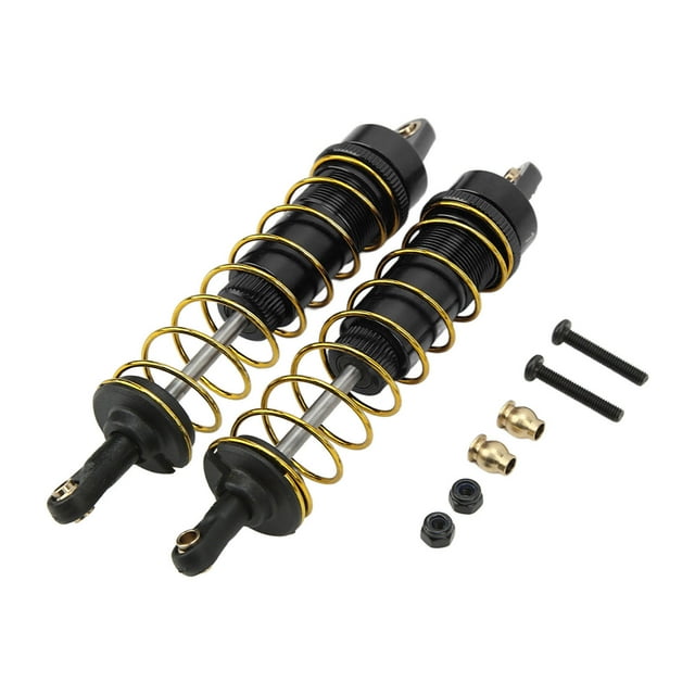 2 Sets RC Shock Absorber Oil Adjustable Alloy Aluminum Shock for 1/10