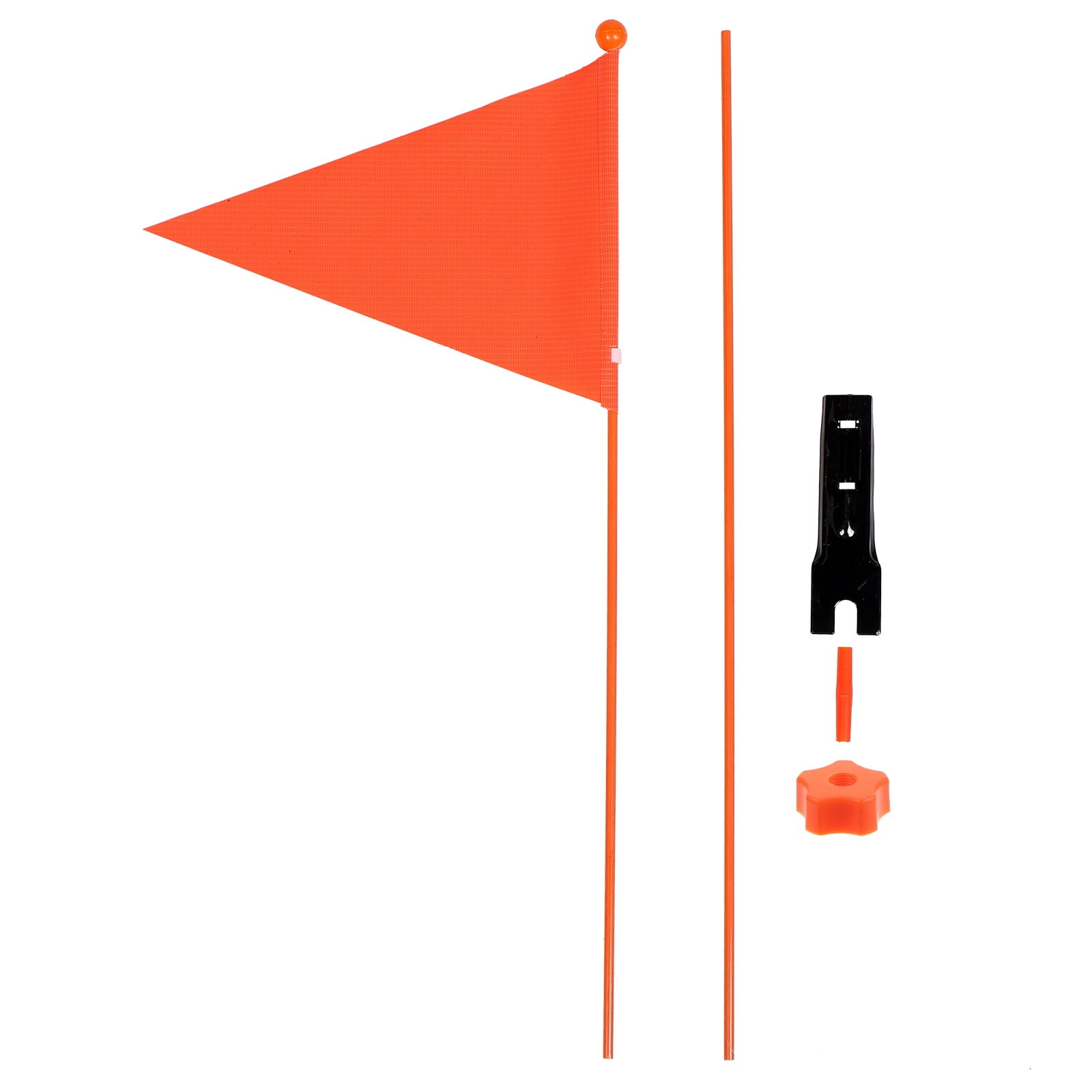 2 Sets Rear Bike Safety Flags Bike Advertising Triangle Flag Cycling