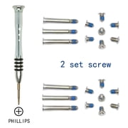 2 Sets Replacement Screws with Screwdriver for MacBook Pro 13" 15" 17" A1278 A1286 A1297 2009-2012, Unibody Bottom Case Cover Repair Tool Kit Notebook Laptop PC Computer Screw