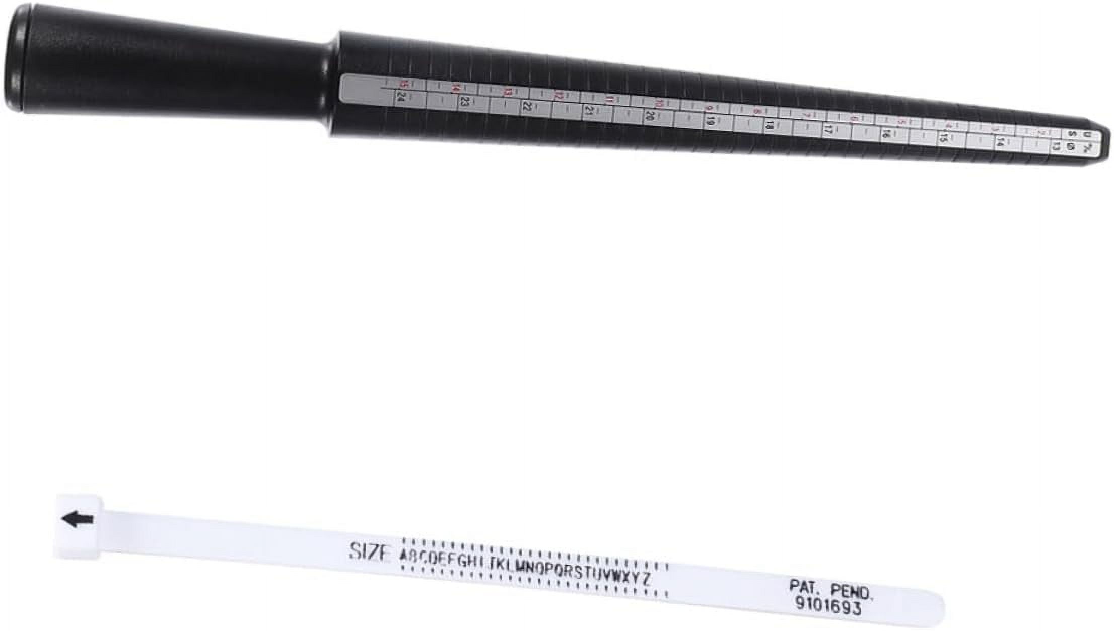 2 Sets Ring Measurement Rings Finger Sizer Ring Gauge Ring Mandrel ...