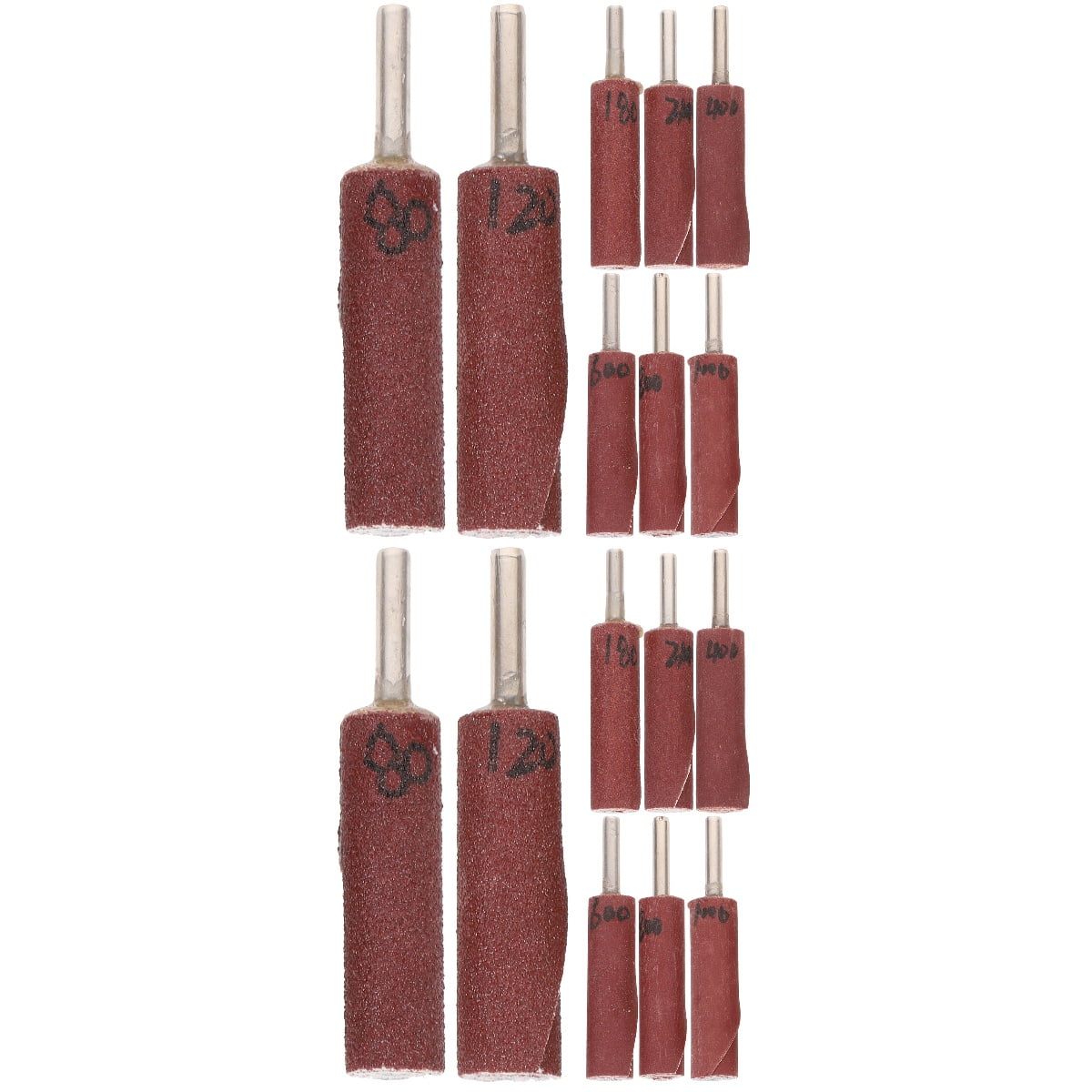 2 Sets Rotary Tool Flap Sanding Wheel Spindle Drum Sander Abrasive Flap