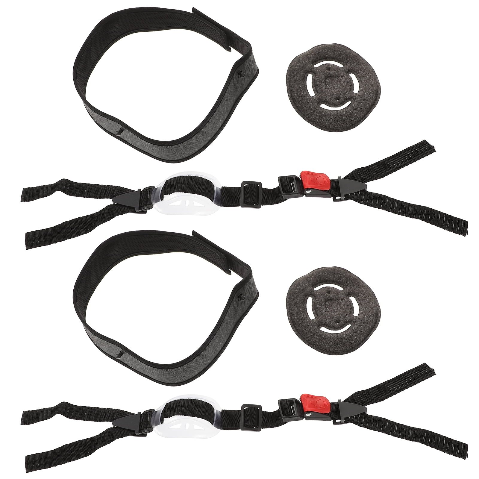 2 Sets Safety Helmet Liners Hard Hat Sweatband Chin Straps Safety Hat