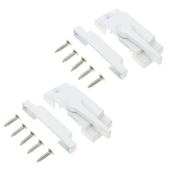 2 Sets Security Window Sash Locks Window Anti-Theft Locks Useful Security Locks