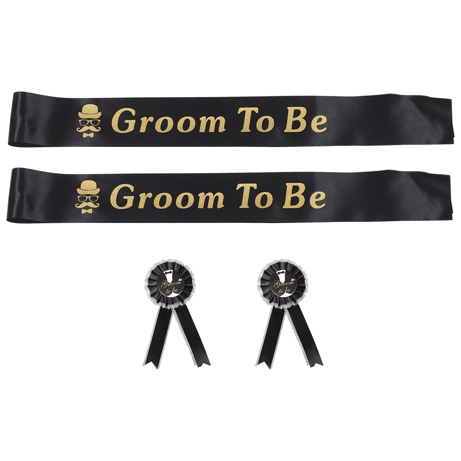 2 Sets Shoulder Strap Decor Belt Bridge for Men Party Etiquette Bands