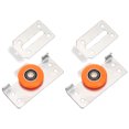 thumbnail image 1 of HAKIDZEL Door Roller Wheel Nylon Assorted Color Furniture Hardware 2 Sets, 1 of 6