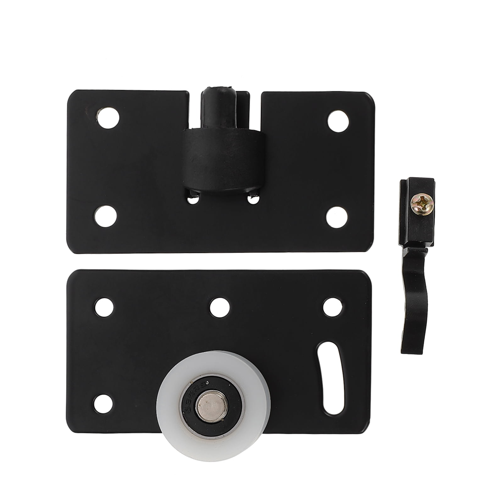 2 Sets Sliding Door Wheel Door Roller Kit Door Runner Kit Black