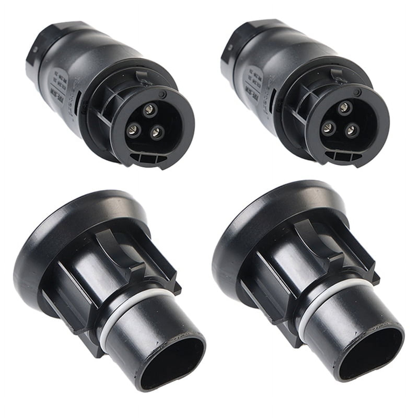 2 Sets Solar PV Connector Plug Waterproof IP68 4000V 25A for Solar PV ...