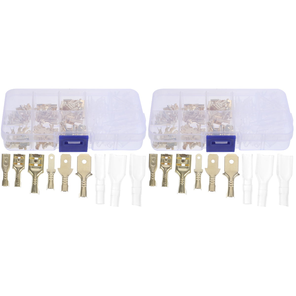 2 Sets Speaker Speakers SemiInsulated Quick Splice Crimp Terminals