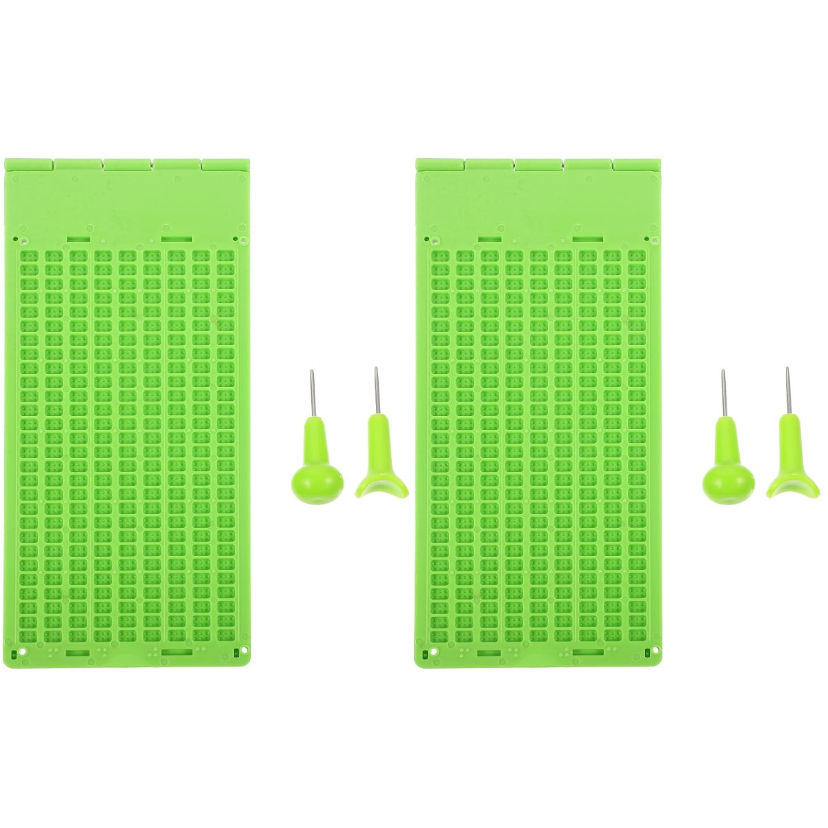 2 Sets Stylus Pen Braille Slate Kit Visual Impairment Aids Writing