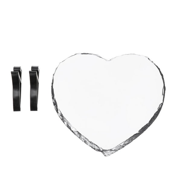 2 Sets Sublimation Picture Frame Personalized Photo Collage Frames Custom Signs Heart Office