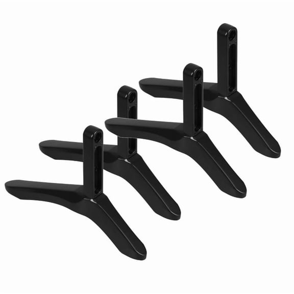 Toyandona TV Support Stand Black Aluminum Strong Load-Bearing for 2Sets