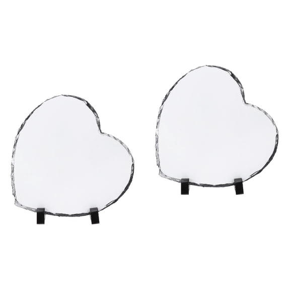 2 Sets Thermal Transfer Photo Frame Heart Shaped Sublimation Blank Picture Frame
