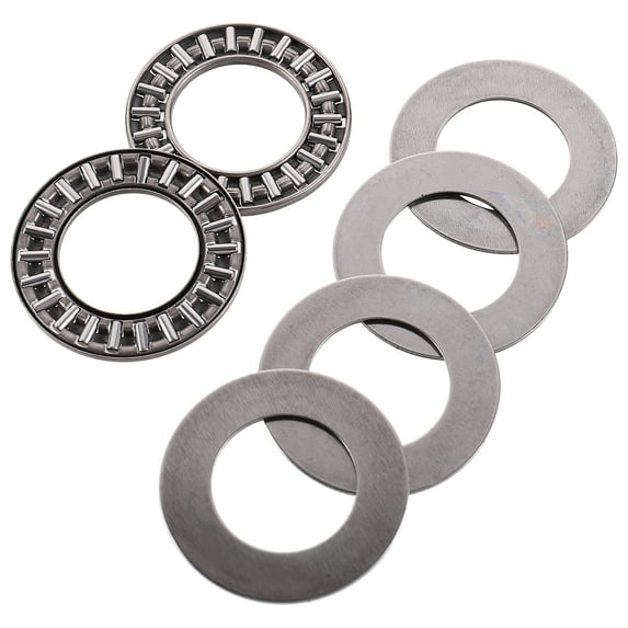 2 Sets Thrust Needle Roller Bearing 20mm 35mm 2mm Bearings Outer Diameter One Way Miniature
