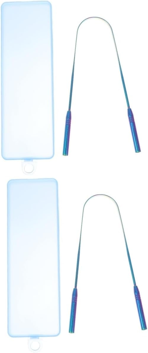 2 Sets Tongue Brush and Scraper All Purpose Cleaner Baby Tools Baby