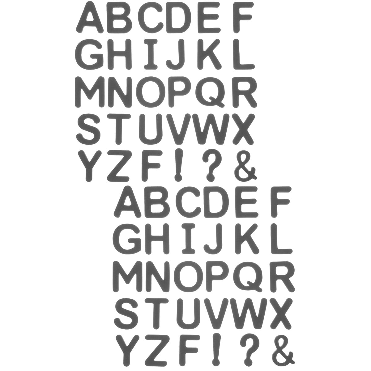 2 Sets Toy Home Decor Foam Letters Refrigerator Large