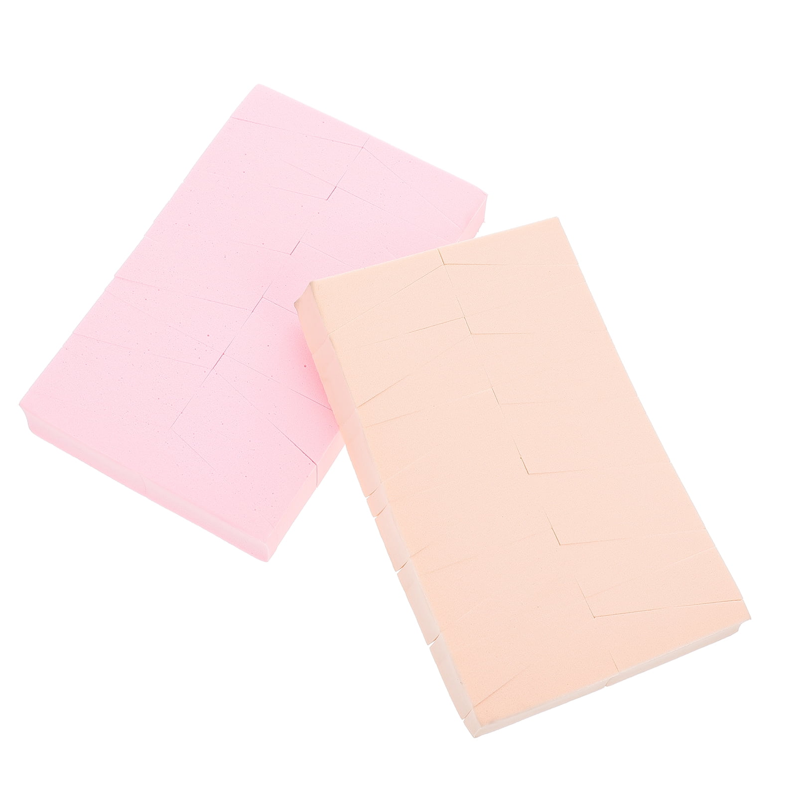 2 Sets Triangle Puff Makeup Powder Foundation Velour Wedge Cosmetic